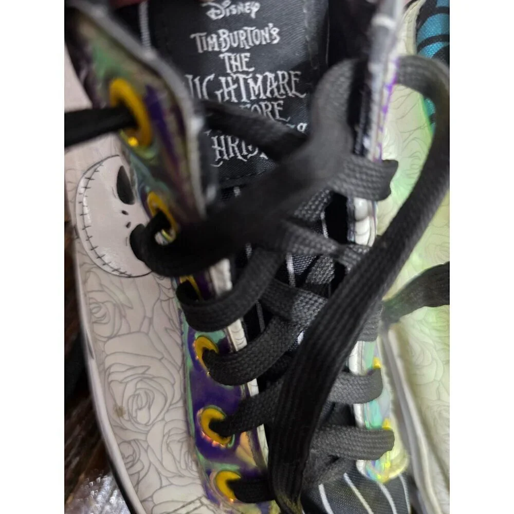 Disney Nightmare Before Christmas Mid Sneaker Jack Skellington Sally